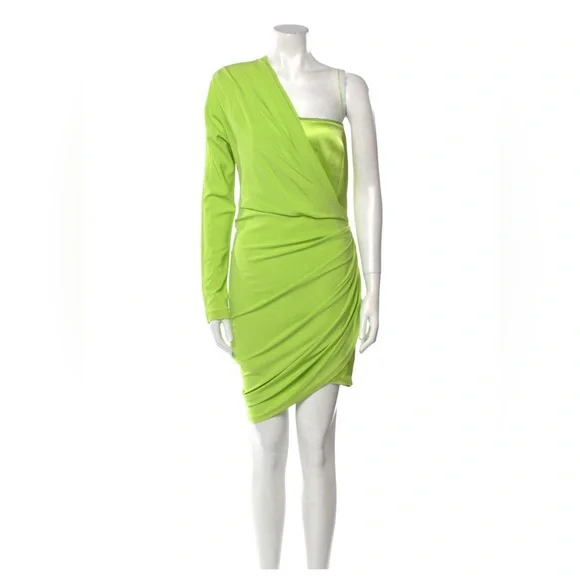 gauge81 green dress Gauge81 'naha short' Silk Dress